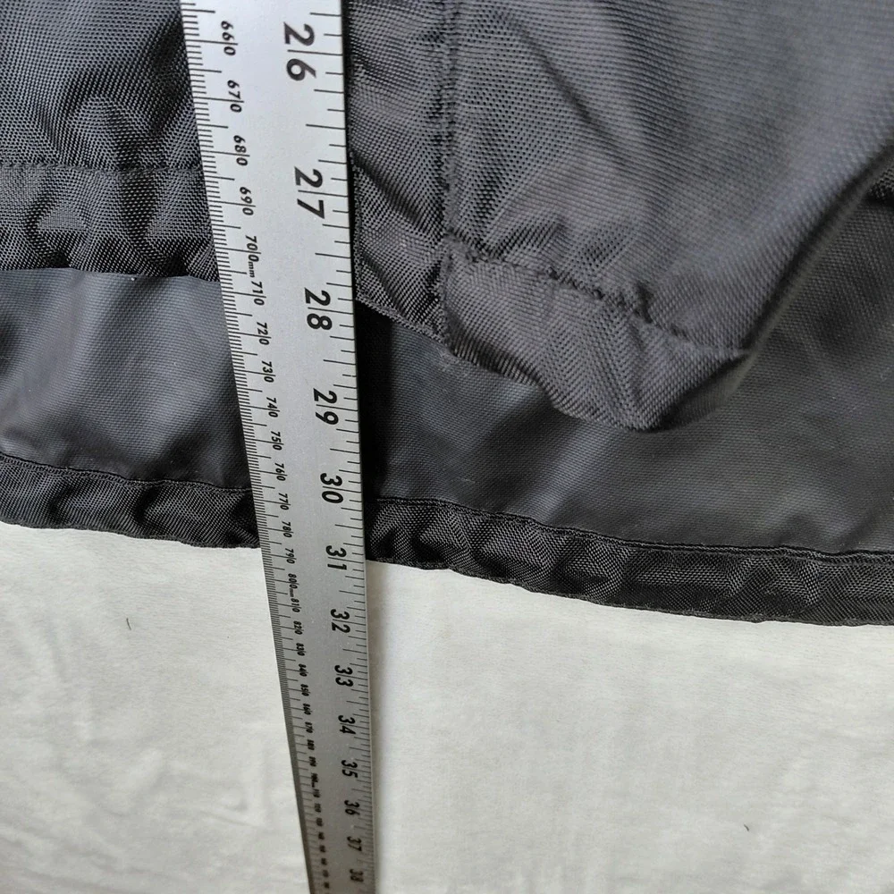 Grundens Gage Technical Gear Mens Large Black Hooded Rain Jacket Shell Full Zip